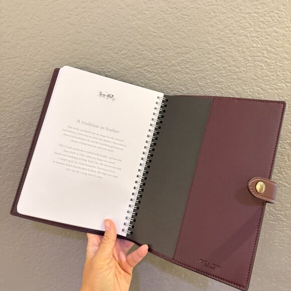 Coach Boxed Notebook And Pencil Case Set In Signature Canvas CCP97 - Picture 6 of 16